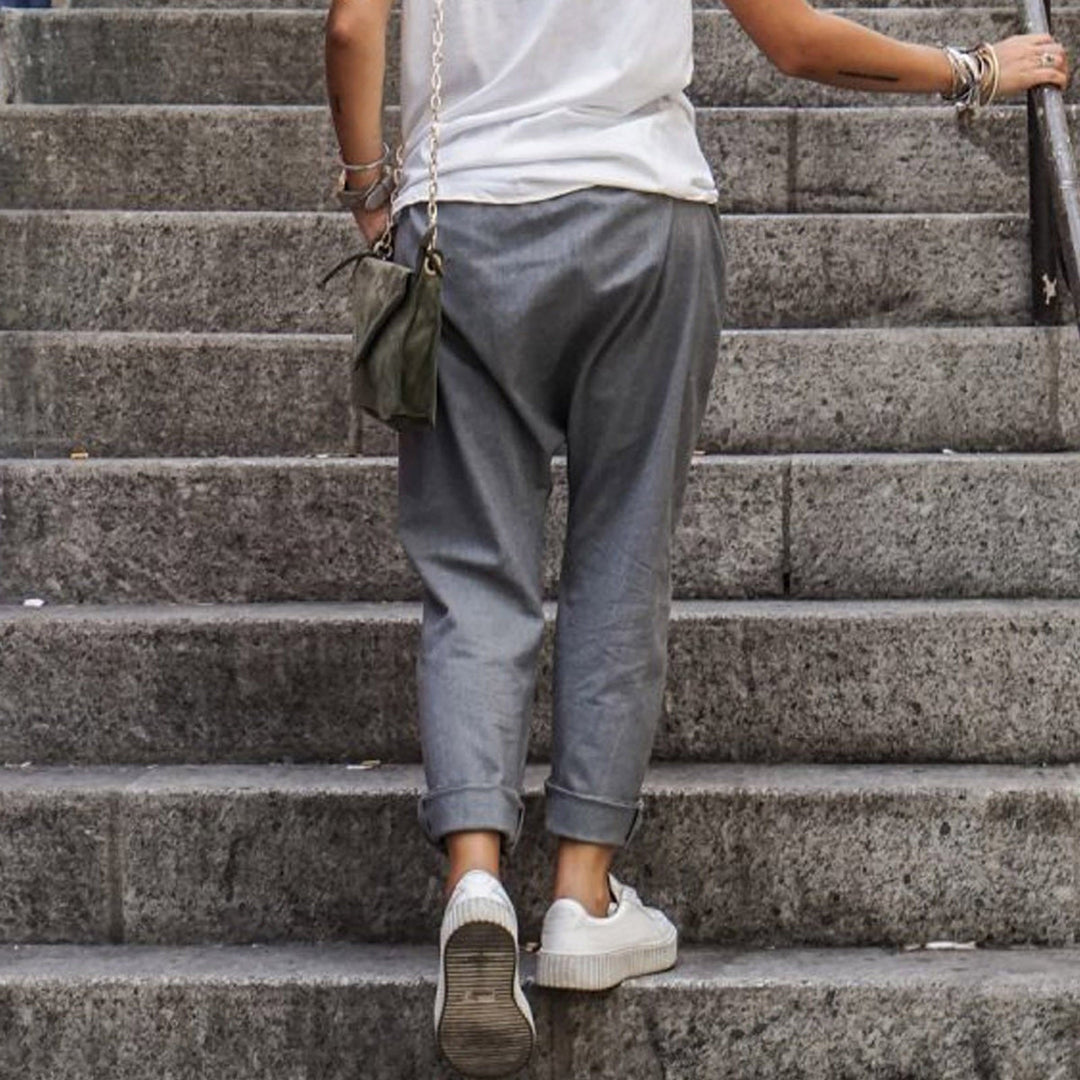 Zora - Elegantes y cómodos pantalones de lino para un estilo casual chic