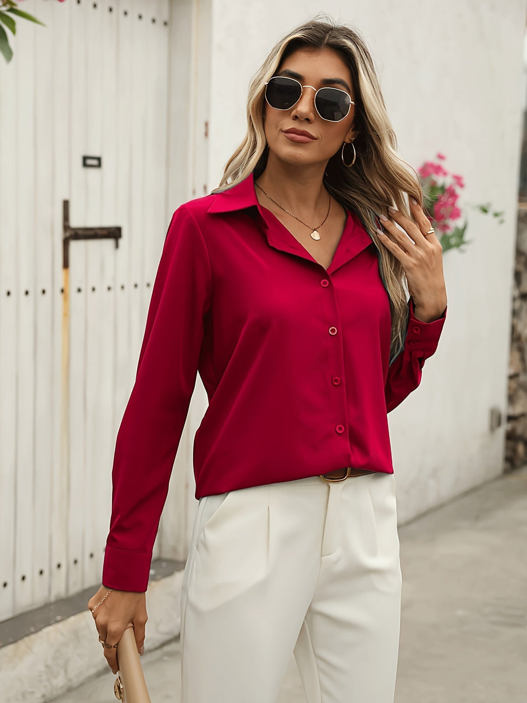 Faye - Blusa de verano elegante y cómoda para mujer