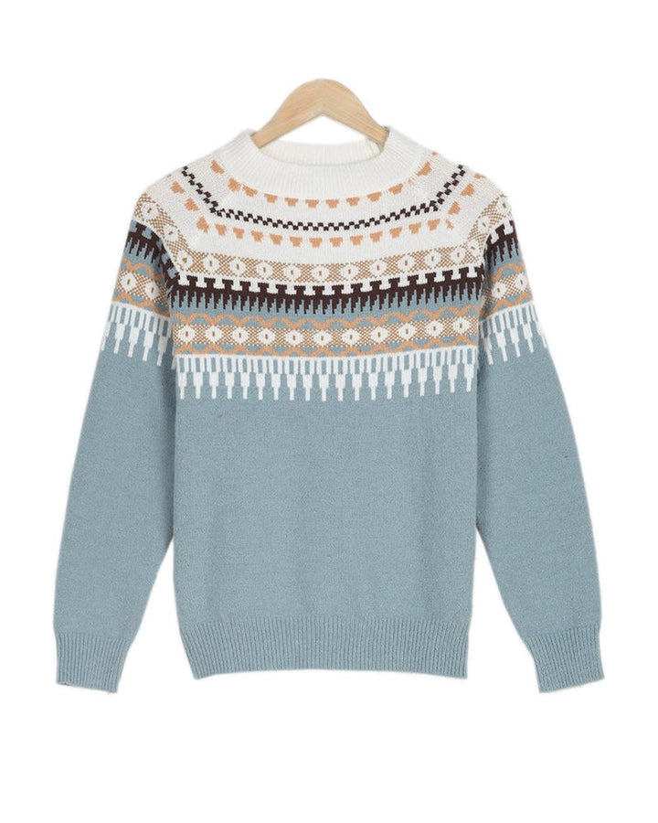 Diana - Elegante jersey boho de punto para un look de tendencia