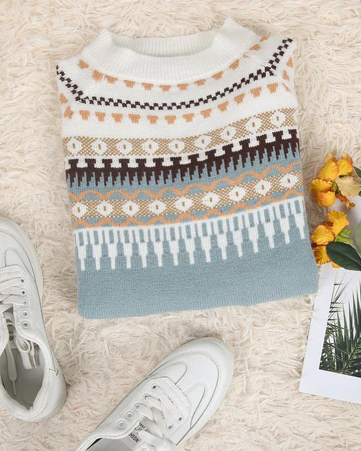 Diana - Elegante jersey boho de punto para un look de tendencia
