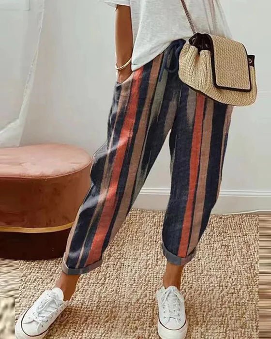 Emanuelle - Pantalones informales para mujer, elegantes y cómodos