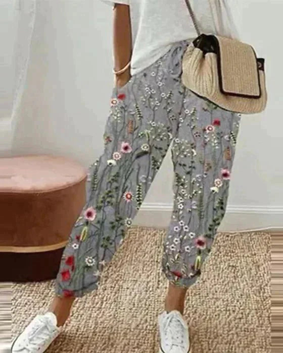 Emanuelle - Pantalones informales para mujer, elegantes y cómodos
