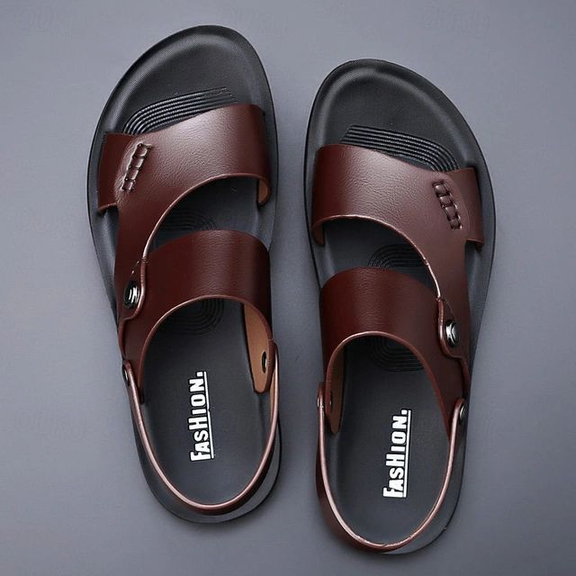 Elegantes y cómodas sandalias de verano de piel sintética - Christo