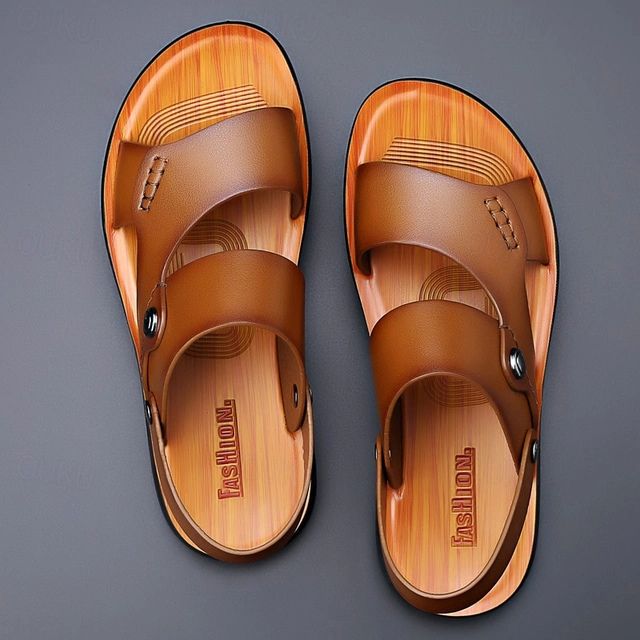 Elegantes y cómodas sandalias de verano de piel sintética - Christo