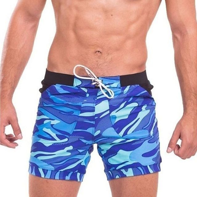 Elegantes y cómodos pantalones de verano para hombre con moderno estampado de camuflaje - Mace