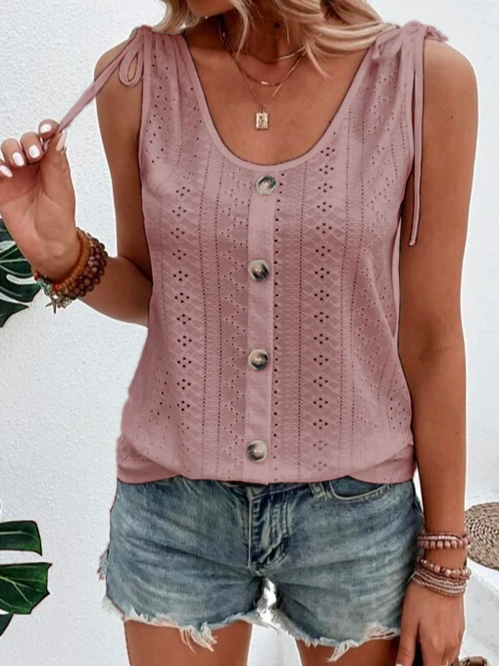 Erica - Camiseta de tirantes femenina amplia y elegante para una comodidad óptima
