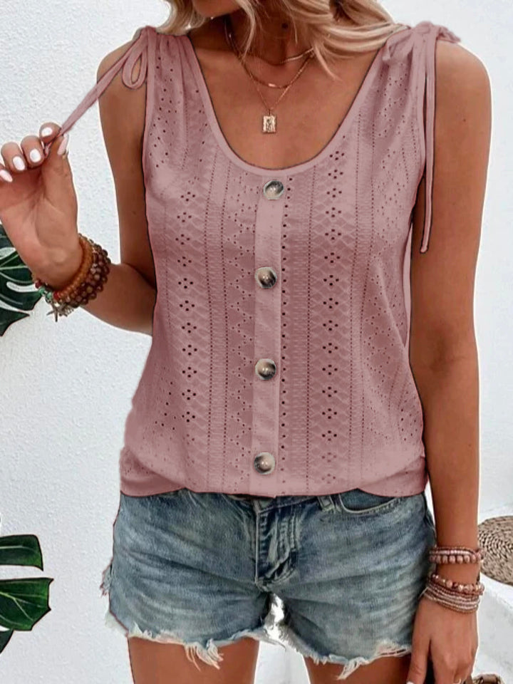 Erica - Camiseta de tirantes femenina amplia y elegante para una comodidad óptima