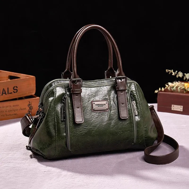 Isabel™ - Bolso de Mano en Cuero Premium