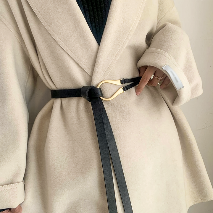 Sophie - Elegante y detallado cinturón de piel para mujer