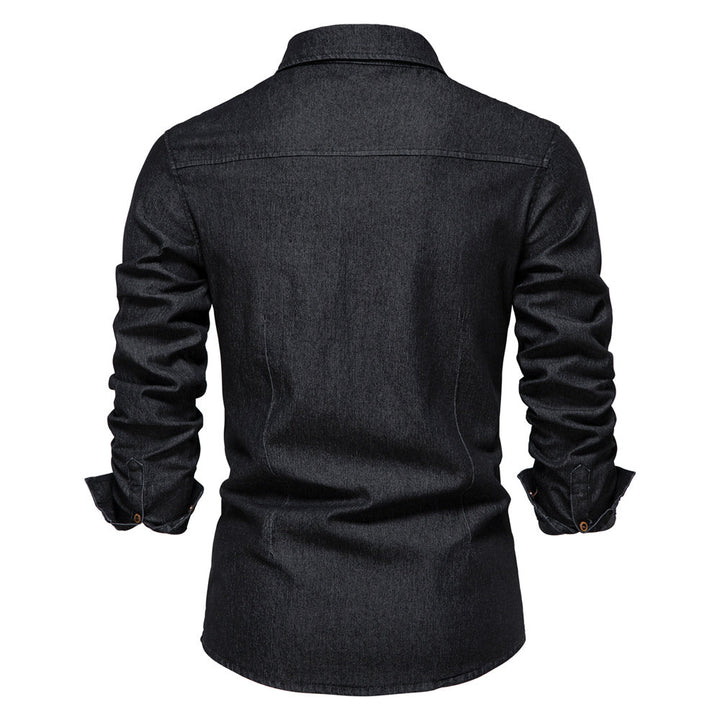 Indigo Button-Up for Men - Carter