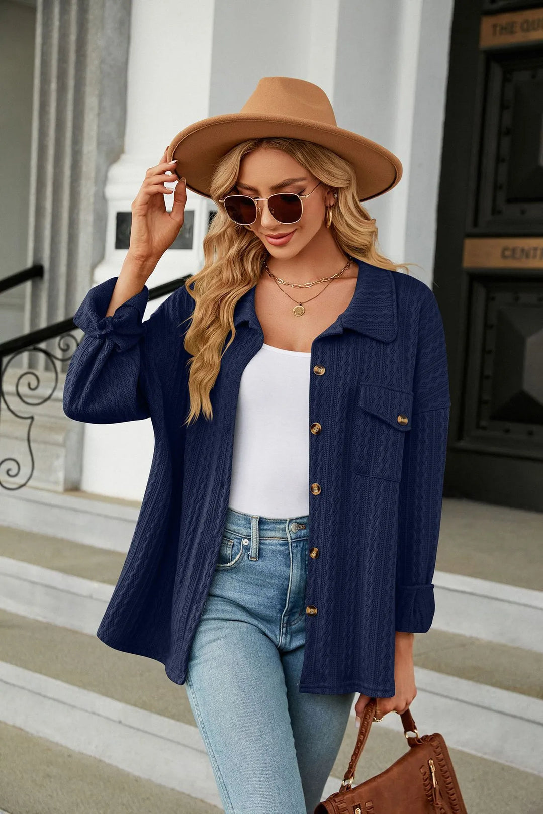 Marian - Elegante y cómoda blusa de verano con estampado de moda para mujer