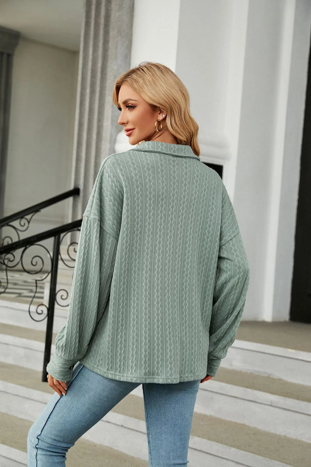 Marian - Elegante y cómoda blusa de verano con estampado de moda para mujer