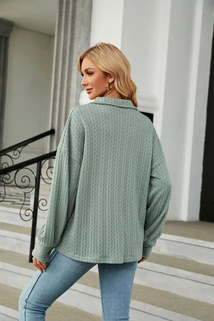 Marian - Elegante y cómoda blusa de verano con estampado de moda para mujer