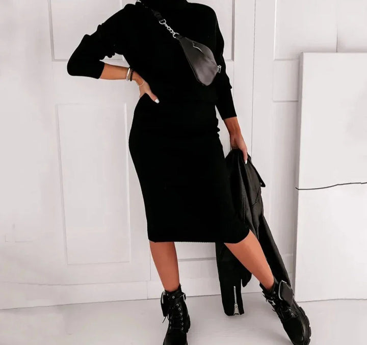 Kiana - Elegante conjunto de punto de dos piezas para mujeres a la moda
