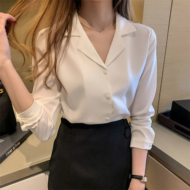 Rae - Elegante y cómoda blusa de otoño para mujer