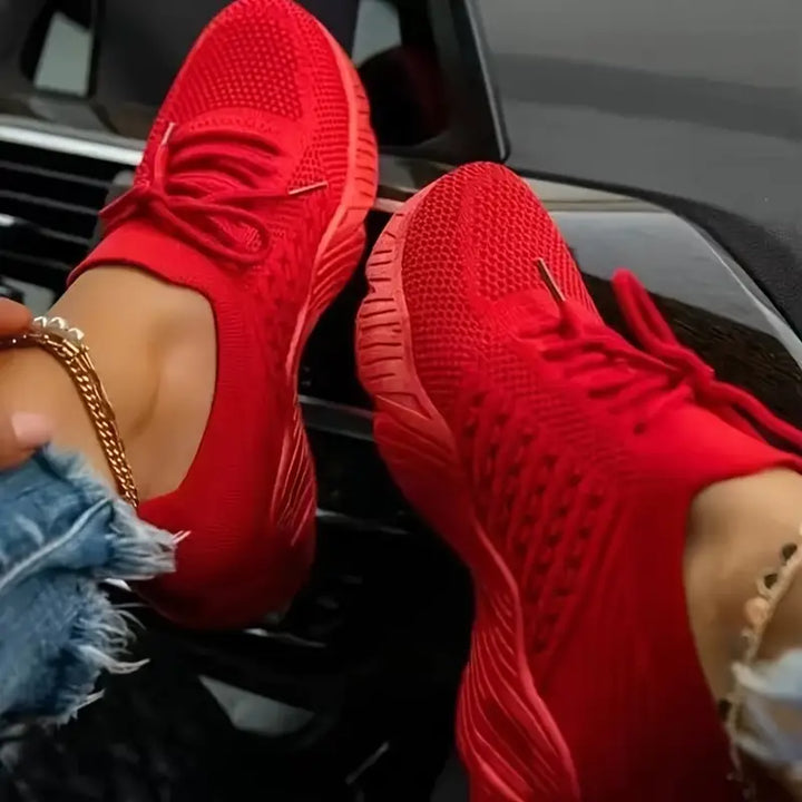 Priscilla - Zapatillas ortopédicas de malla para mujer, máxima comodidad y estilo
