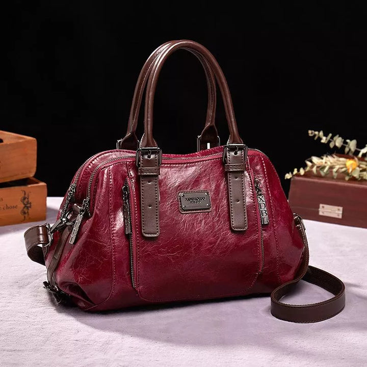Isabel™ - Bolso de Mano en Cuero Premium