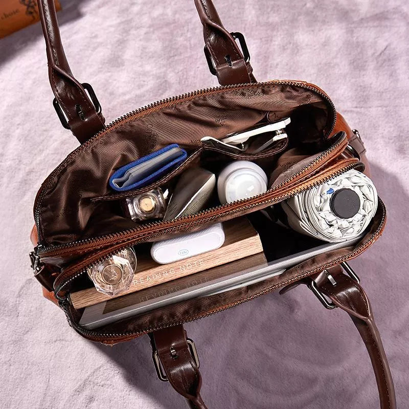 Isabel™ - Bolso de Mano en Cuero Premium