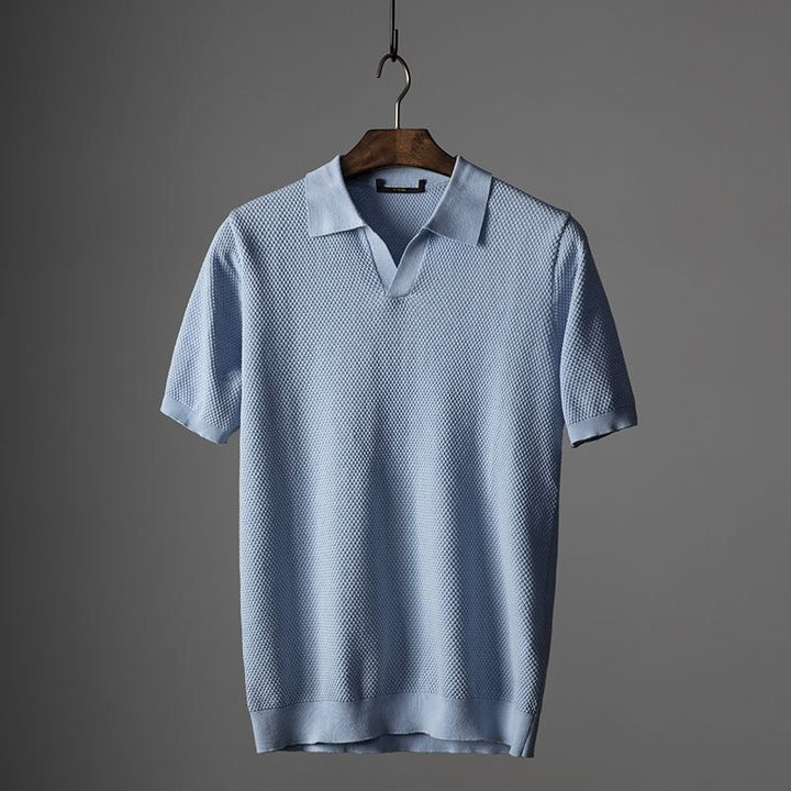 Elegante camisa de punto de verano - Aizo