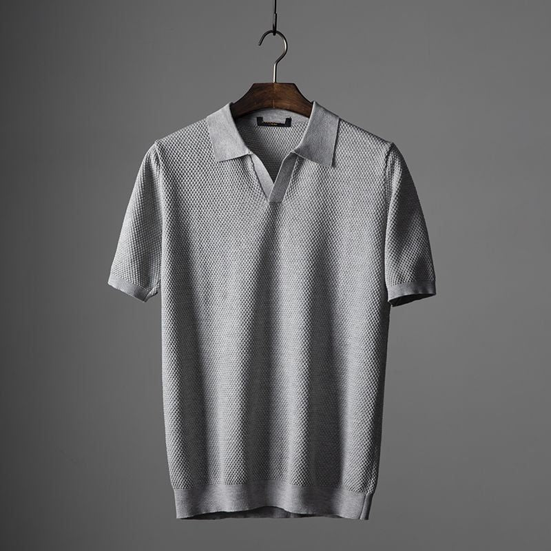 Elegante camisa de punto de verano - Aizo