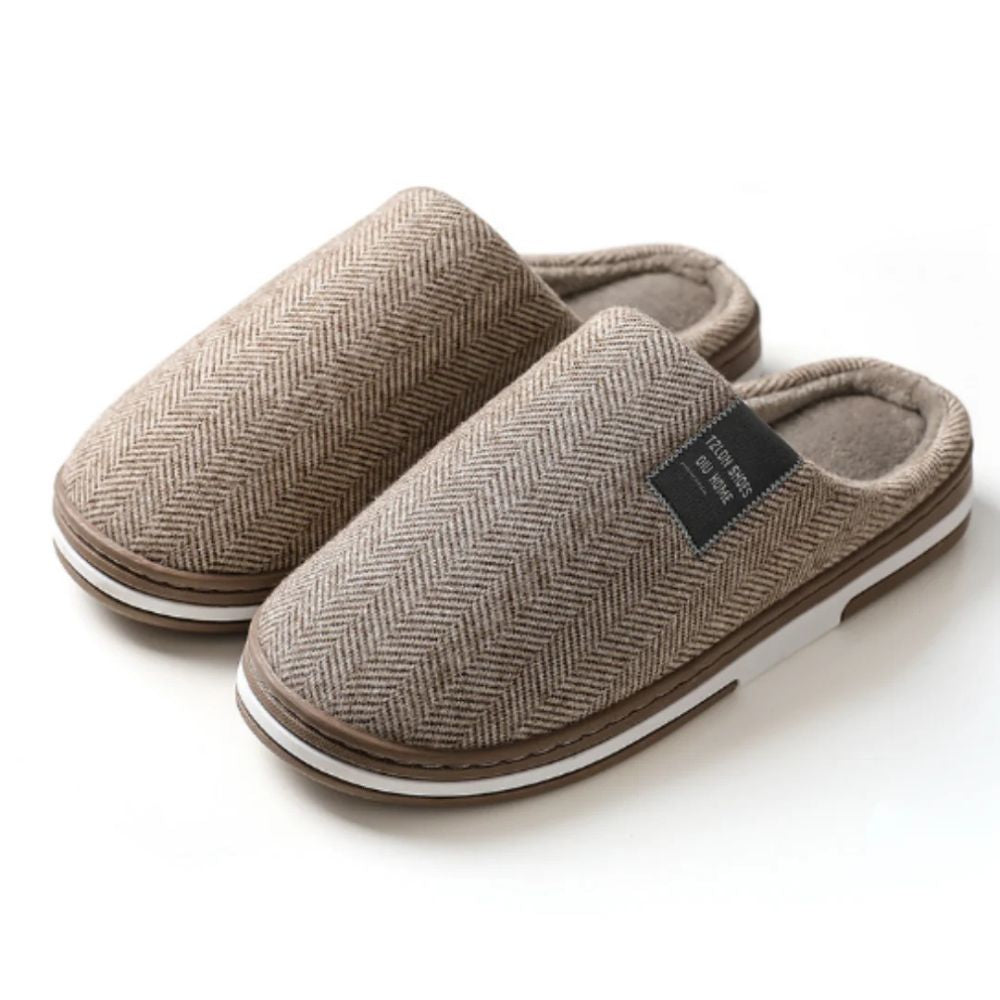 Elegantes zapatillas de casa para hombre - Ager