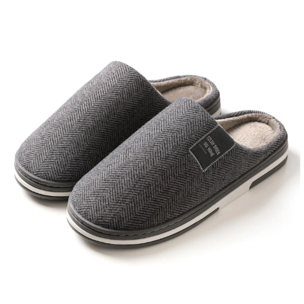 Elegantes zapatillas de casa para hombre - Ager