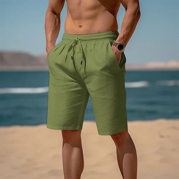 Elegantes shorts de lino para un look veraniego - Rocco
