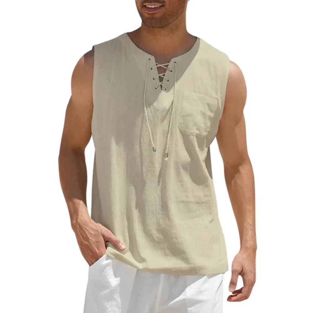 Elegante top de verano sin mangas para hombre - Hartger Essentials