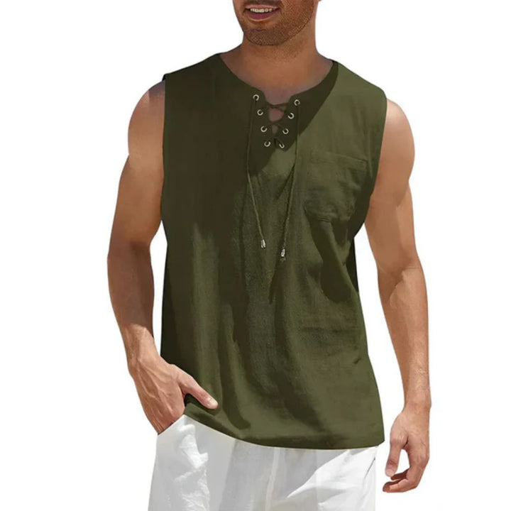 Elegante top de verano sin mangas para hombre - Hartger Essentials