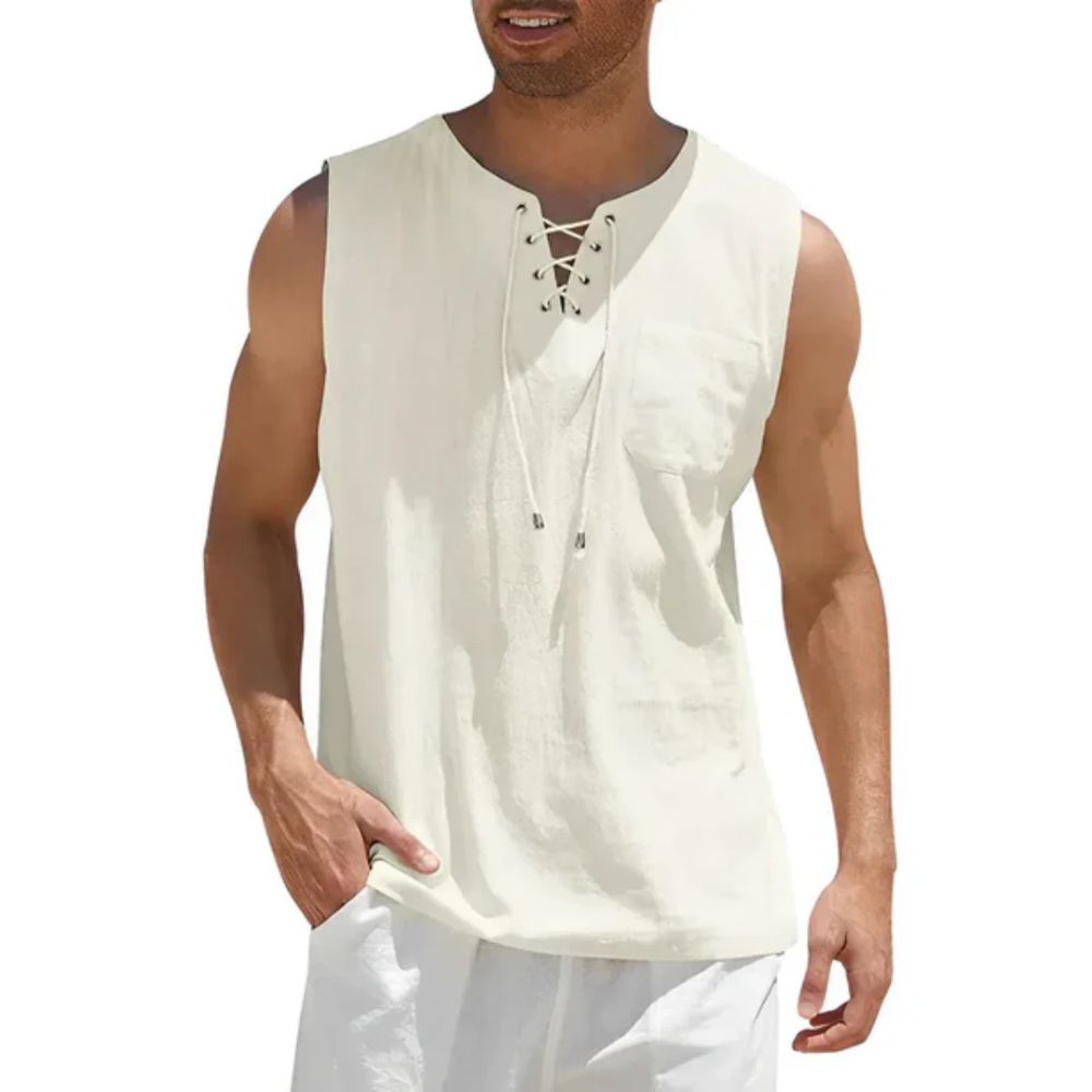 Elegante top de verano sin mangas para hombre - Hartger Essentials