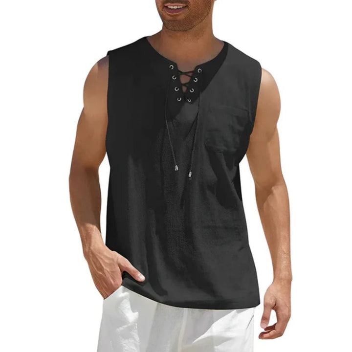 Elegante top de verano sin mangas para hombre - Hartger Essentials