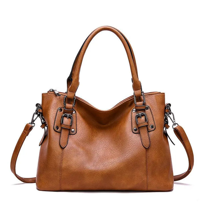 Irene™ - Bolsa de Hombro en Cuero Premium