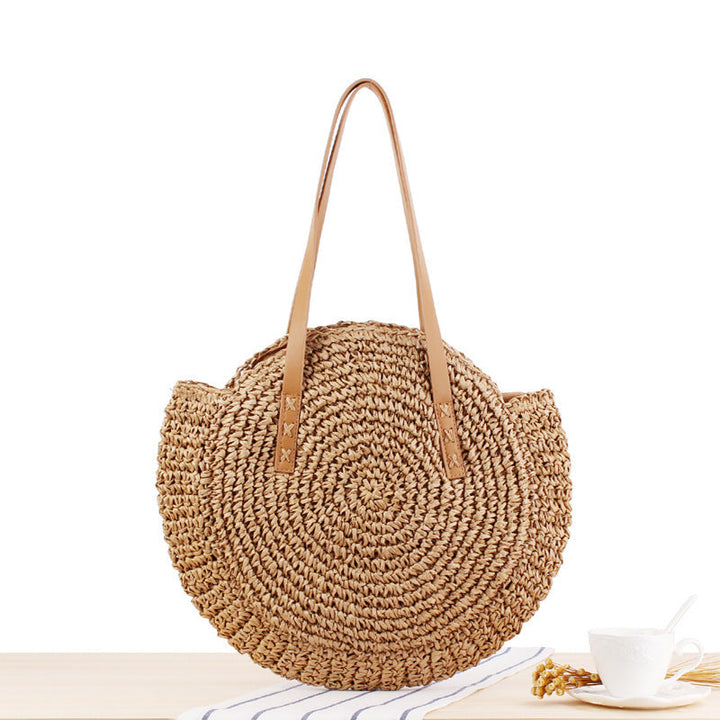 Chelsea - Elegante bolso de paja hecho a mano para mujer