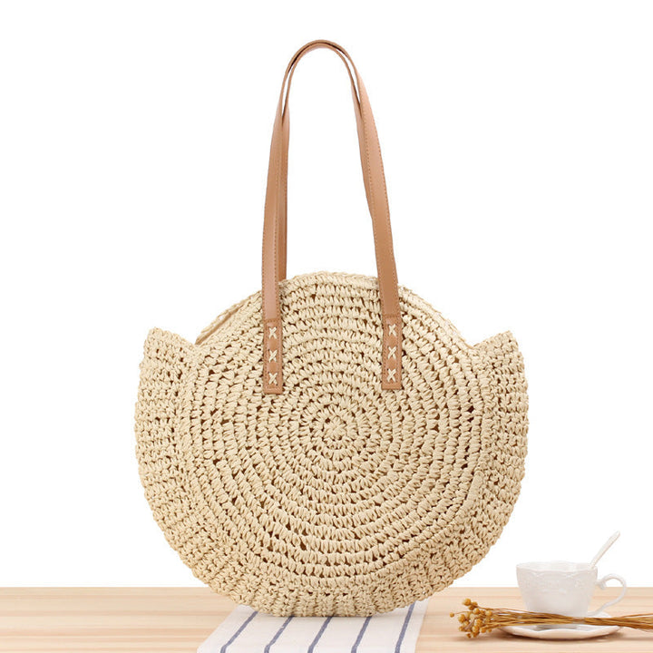 Chelsea - Elegante bolso de paja hecho a mano para mujer