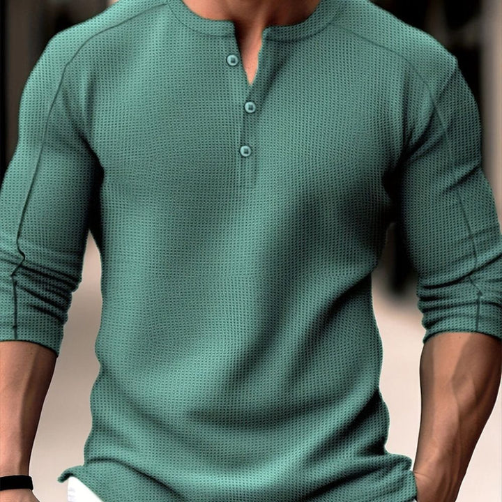 Elegante camisa de verano de punto para hombre - Harko