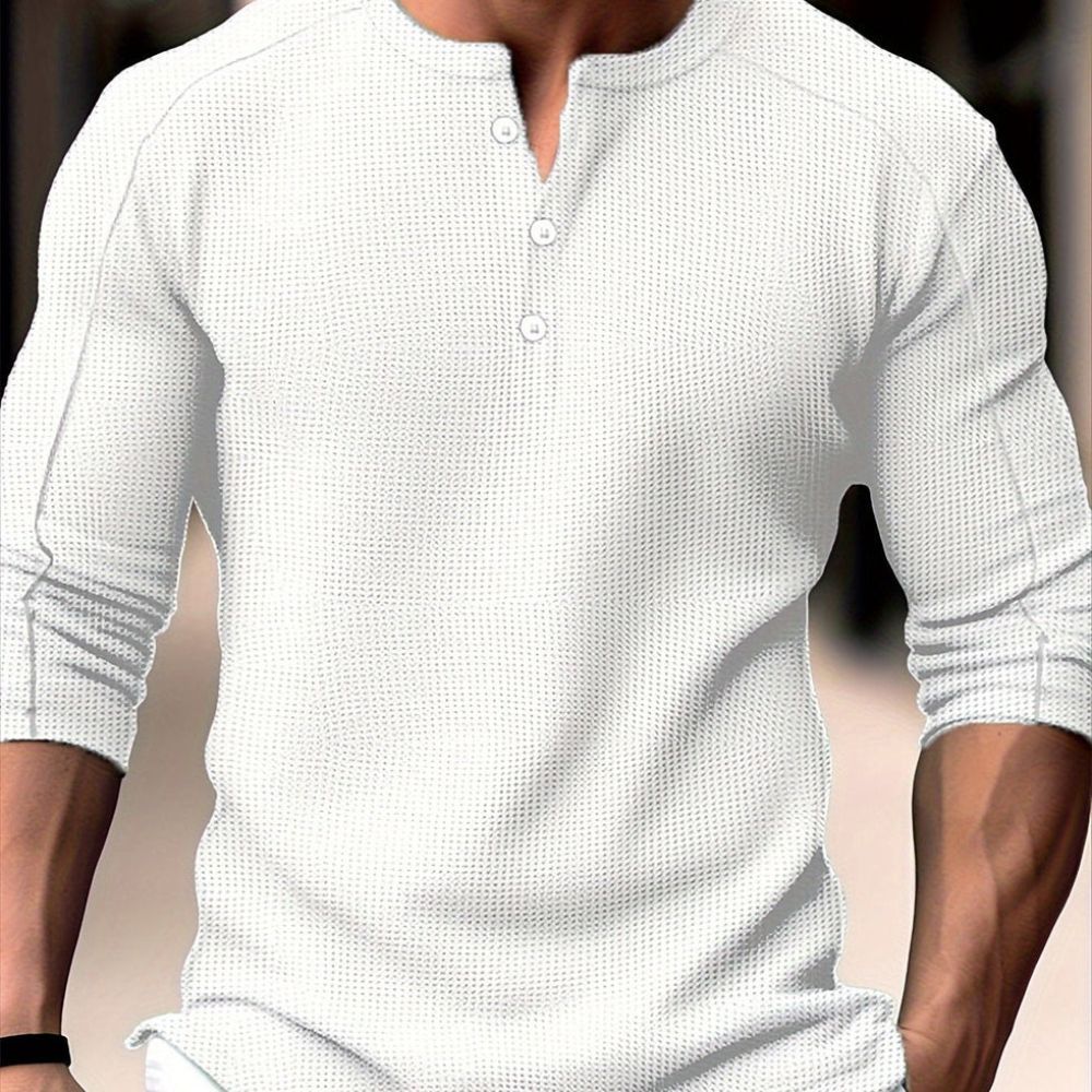 Elegante camisa de verano de punto para hombre - Harko