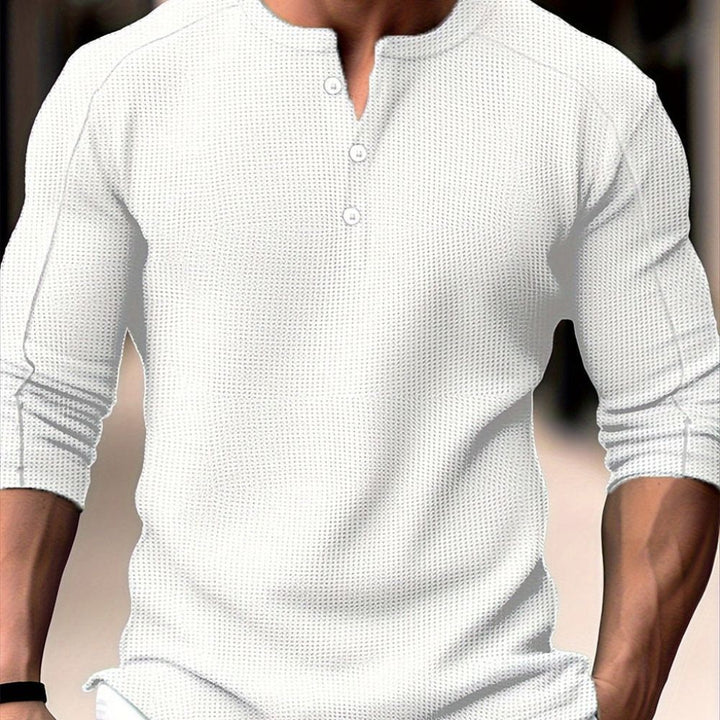 Elegante camisa de verano de punto para hombre - Harko