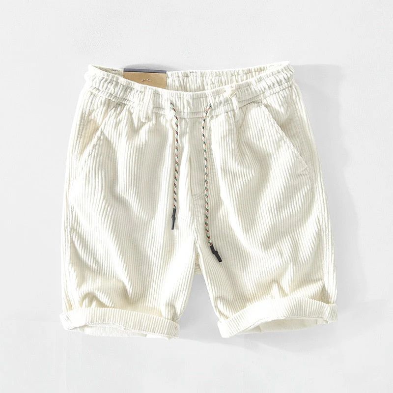 Elegantes shorts de algodón acanalado para un look fresco de verano - Rez