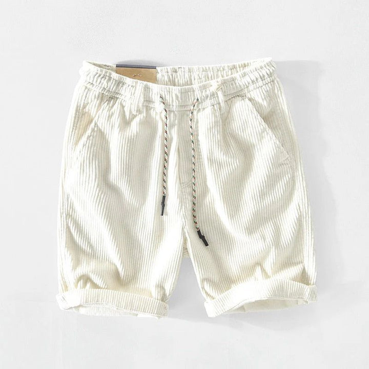 Elegantes shorts de algodón acanalado para un look fresco de verano - Rez