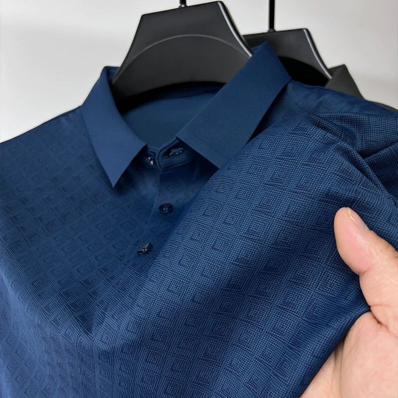 Elegante polo de seda para un look veraniego elegante - Borre