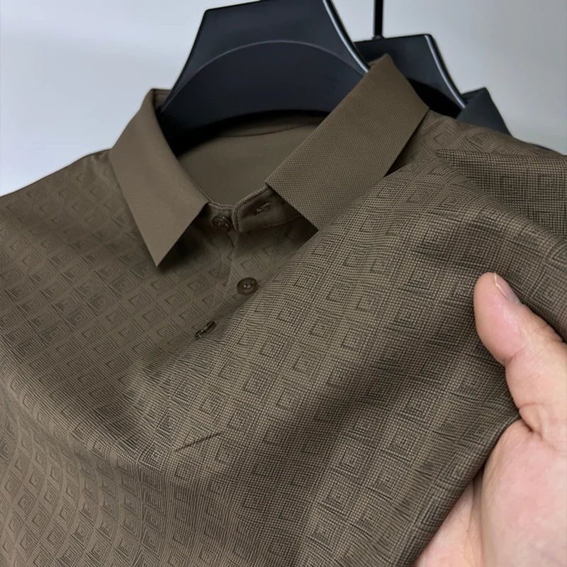 Elegante polo de seda para un look veraniego elegante - Borre