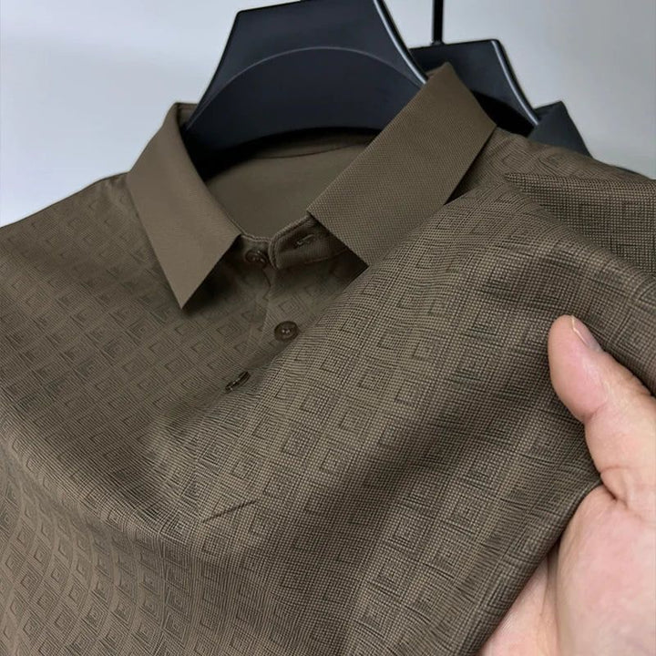Elegante polo de seda para un look veraniego elegante - Borre