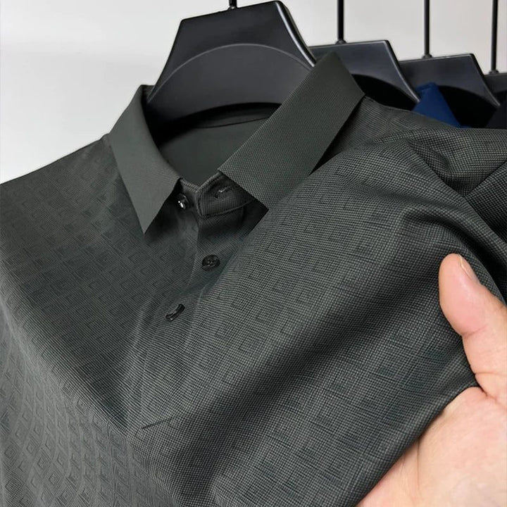 Elegante polo de seda para un look veraniego elegante - Borre