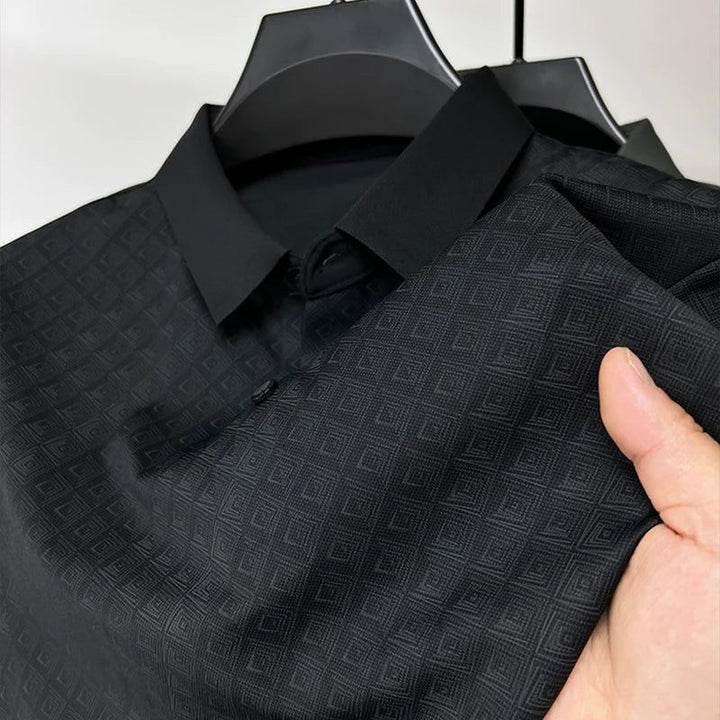 Elegante polo de seda para un look veraniego elegante - Borre