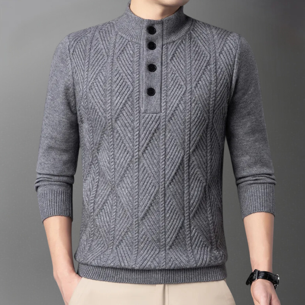 JAIR - Moderno jersey de punto para el hombre moderno