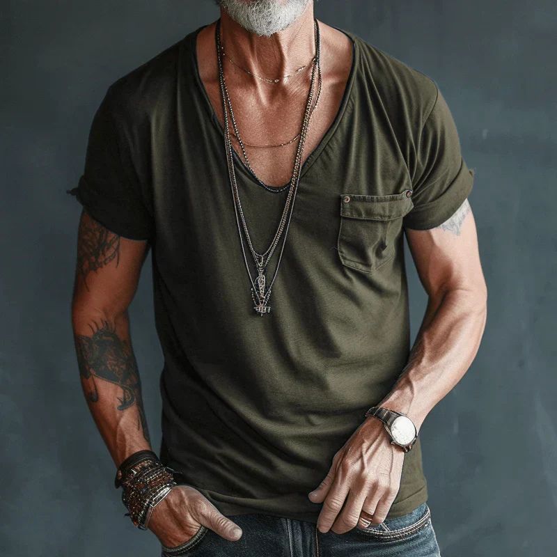 Camiseta de verano elegante y transpirable para hombre - Verno