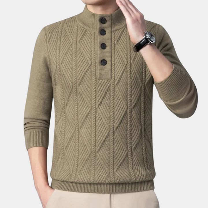 JAIR - Moderno jersey de punto para el hombre moderno