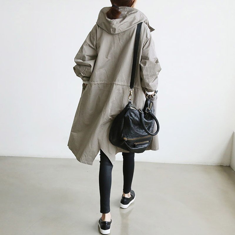 Elena™ - Elegante Trench en Mezcla de Algodón