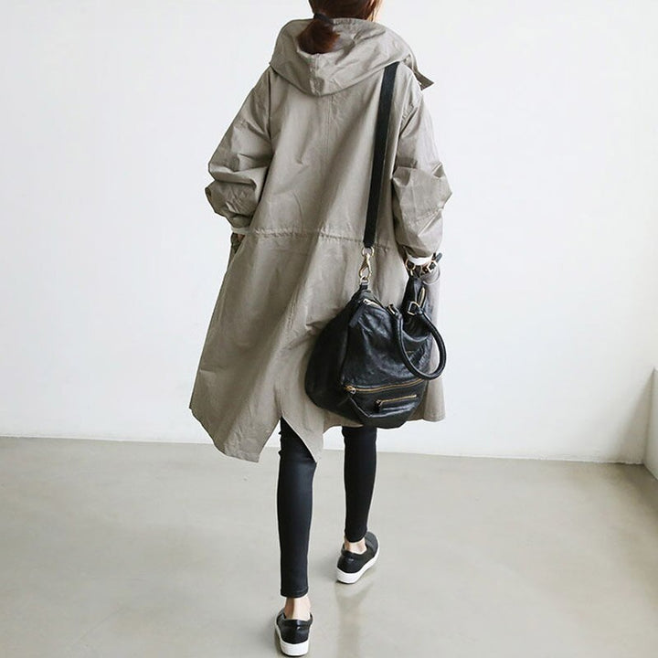 Elena™ - Elegante Trench en Mezcla de Algodón