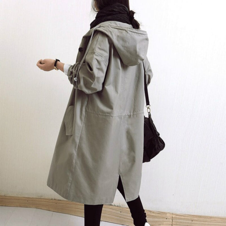 Elena™ - Elegante Trench en Mezcla de Algodón